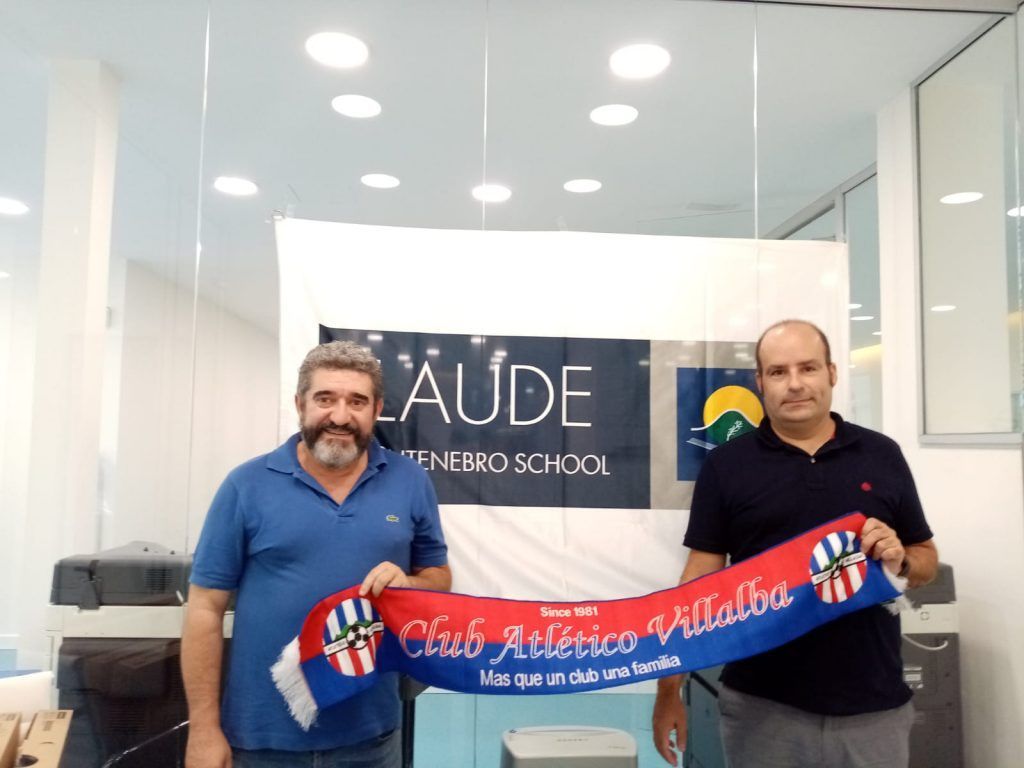 Laude Fontenebro School firma convenio con Atllético Villalba FC