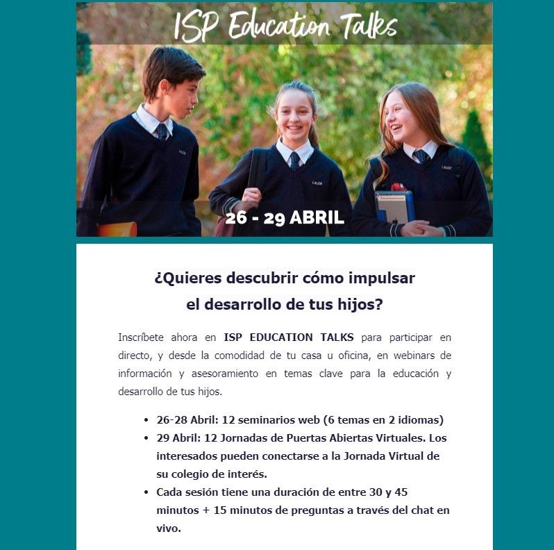 ISP Education Talks!